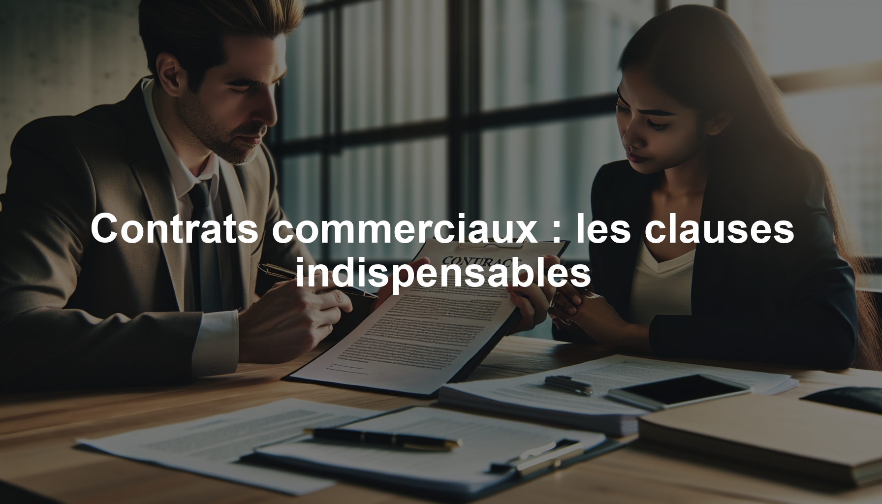 Contrats commerciaux : les clauses indispensables