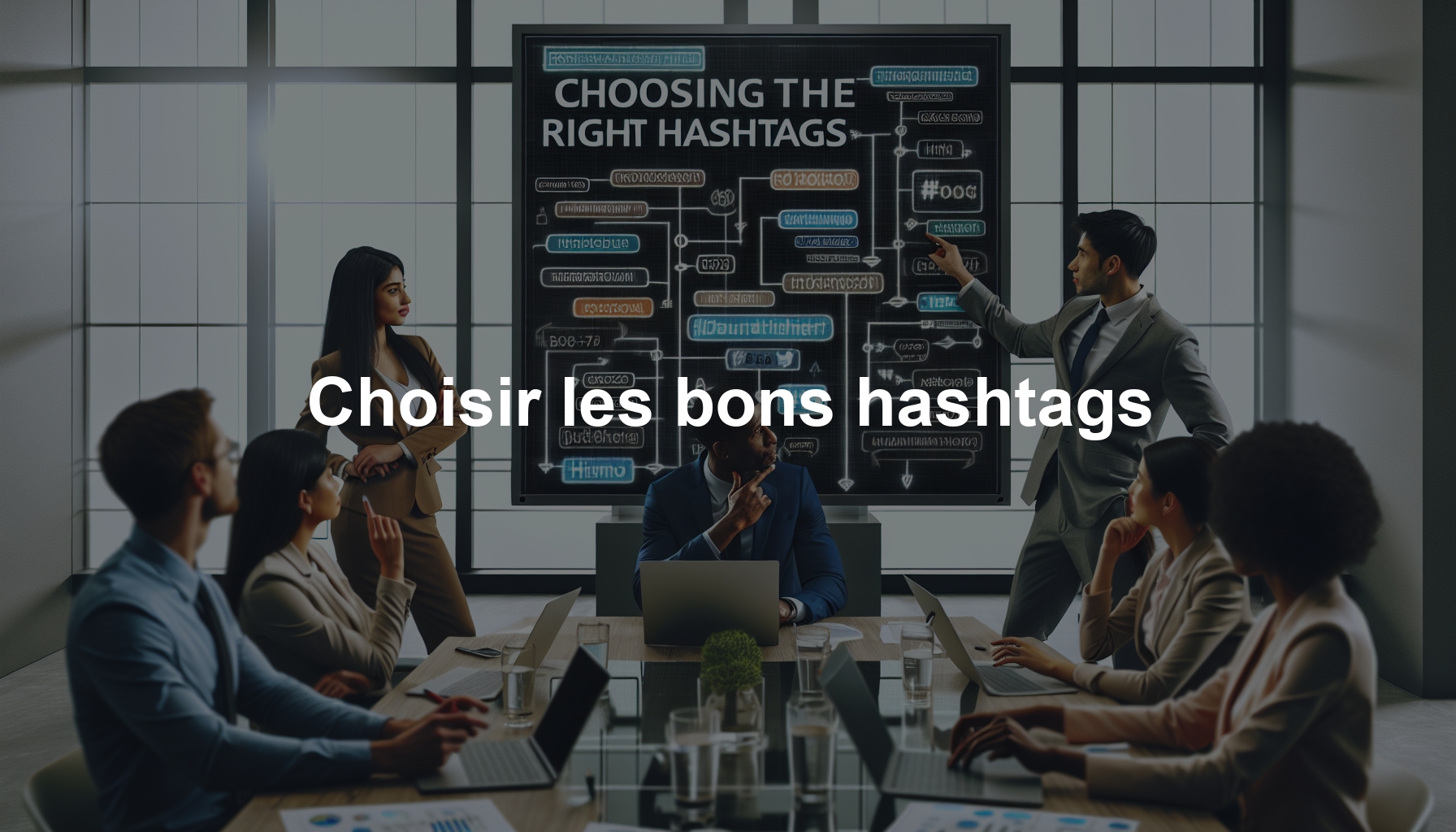Choisir les bons hashtags
