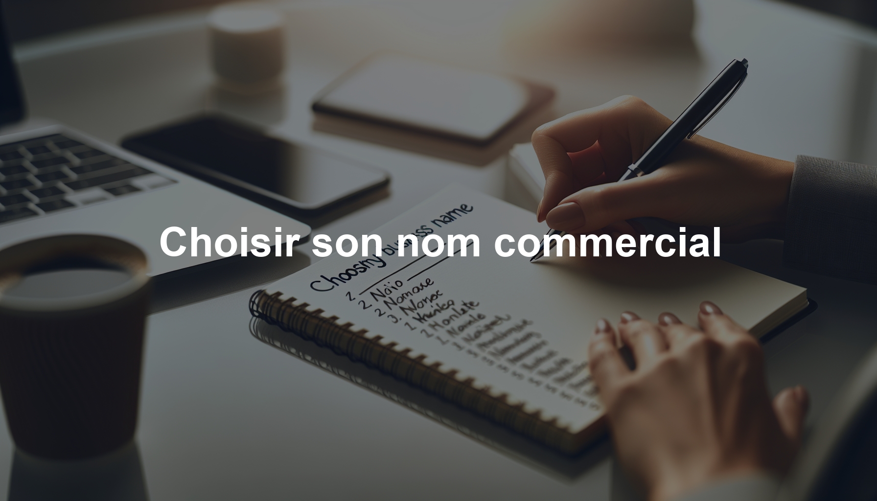 Choisir son nom commercial