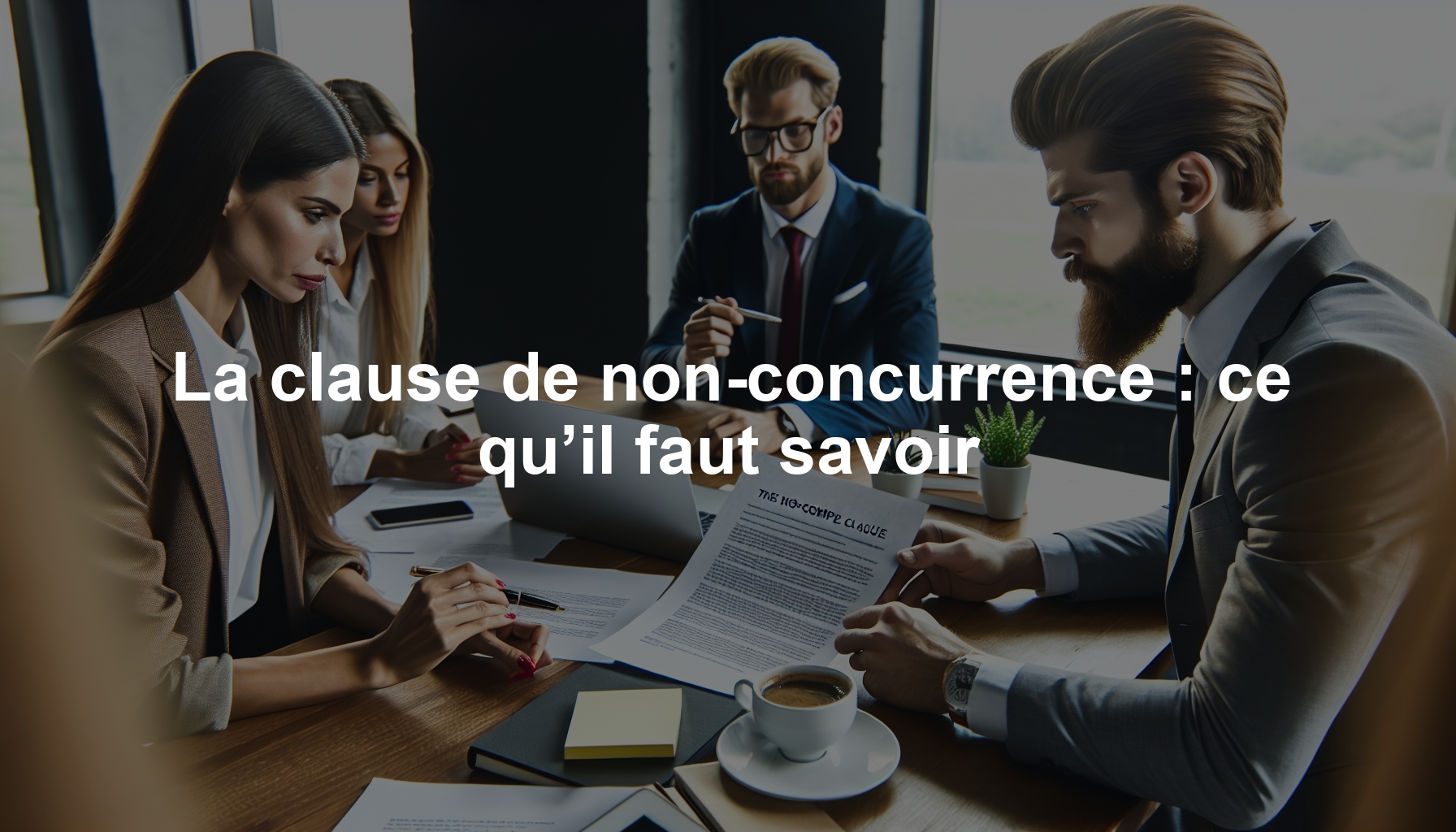 La clause de non-concurrence : ce qu’il faut savoir