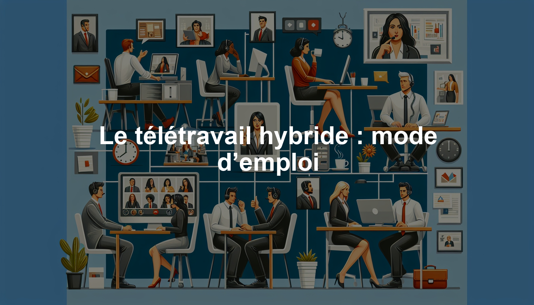 Le télétravail hybride : mode d’emploi