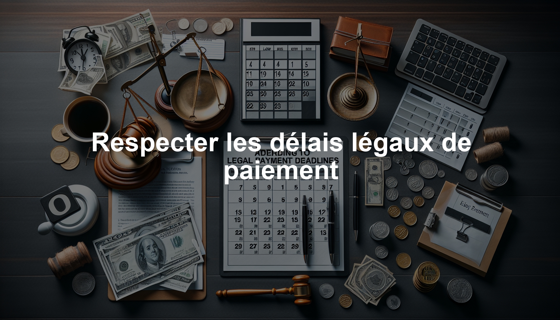 Respecter les délais légaux de paiement
