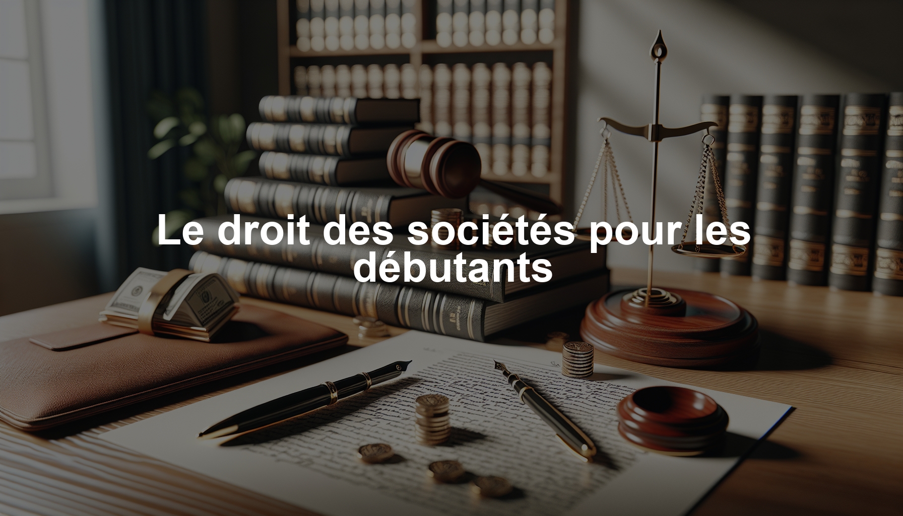 Le droit des sociétés pour les débutants