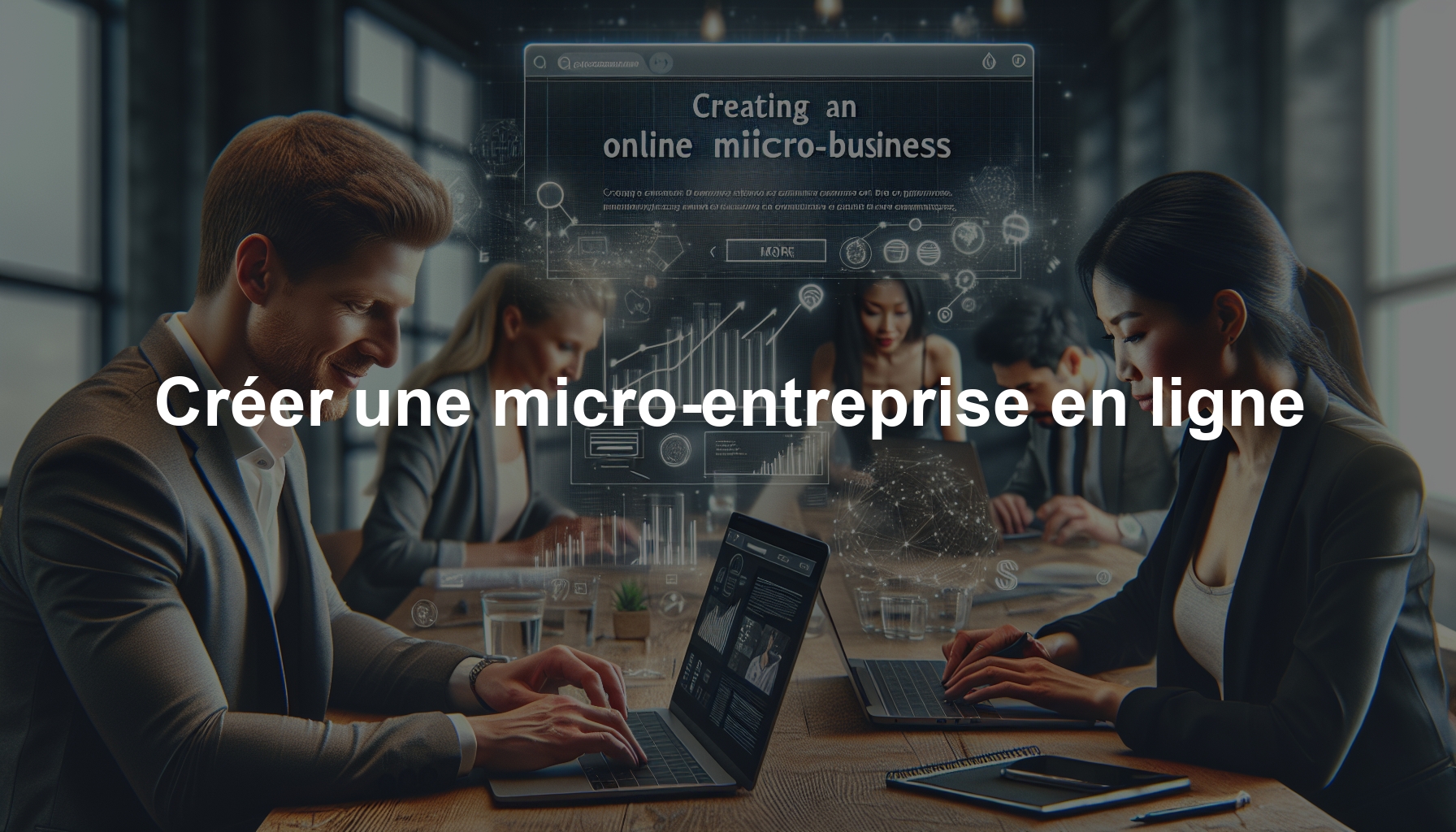 Créer une micro-entreprise en ligne